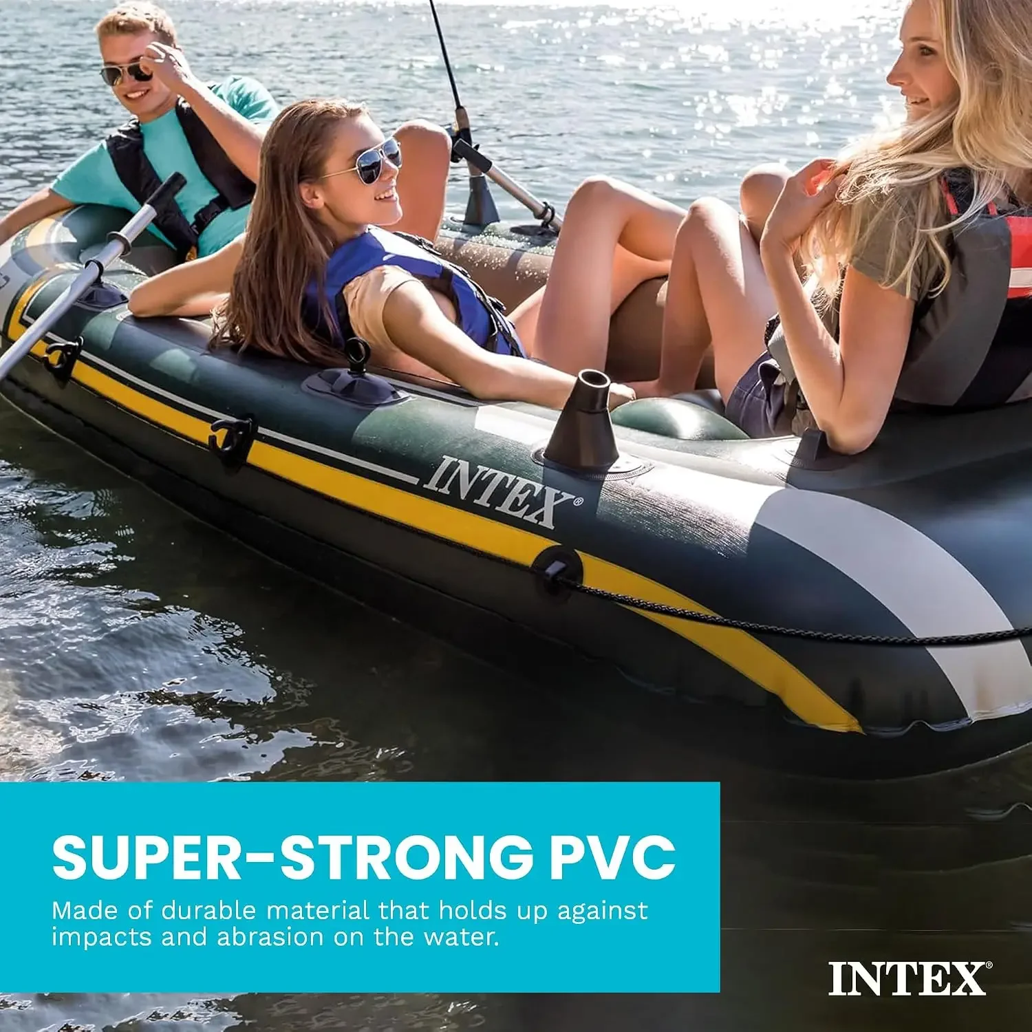 ชุดเรือยาง INTEX 66332EP รุ่น  - Fishing Boat Oar บทวิจารณ์และราคา