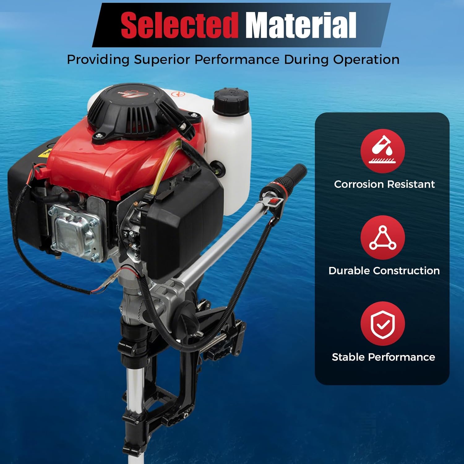 เครื่องยนต์เรือติดท้าย 4 แรงม้ - Fishing Boat Outboard Motor บทวิจารณ์และราคา
