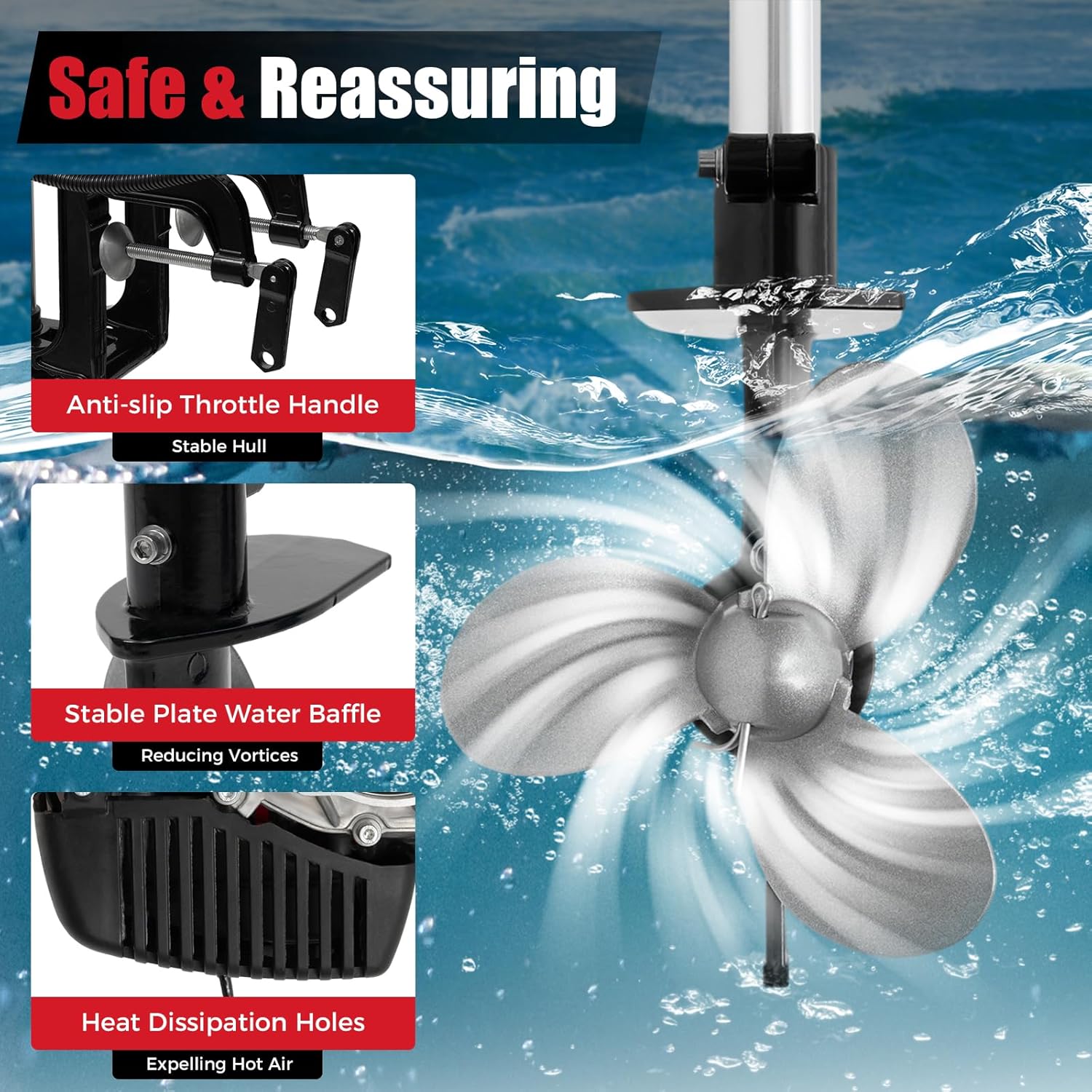 เครื่องยนต์เรือติดท้าย 4 แรงม้ - Fishing Boat Outboard Motor บทวิจารณ์และราคา