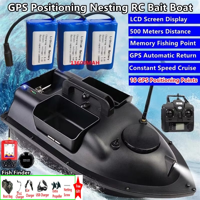 เรือตกปลา RC พร้อมระบบ Sonar F - Fishing Boat Depth Finder บทวิจารณ์และราคา